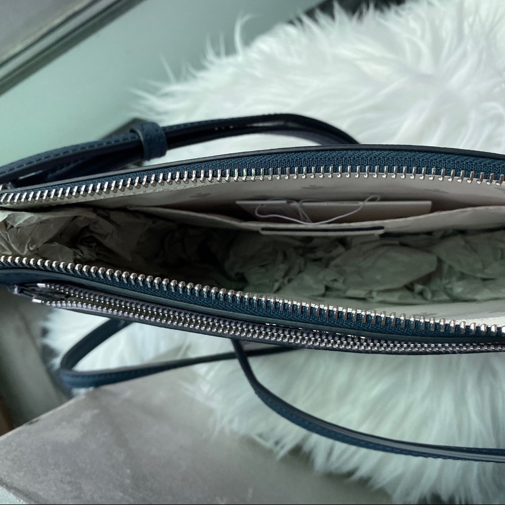 Kate Spade Cameron Lavender & Navy Blue Crossbody - Picture 5 of 7